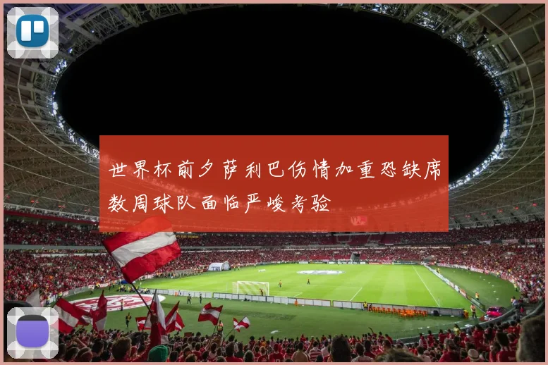 世界杯前夕萨利巴伤情加重恐缺席数周球队面临严峻考验